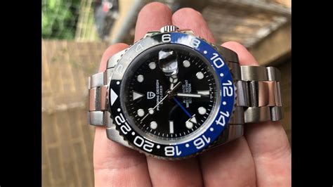 rolex batman homage|rolex gmt homage review.